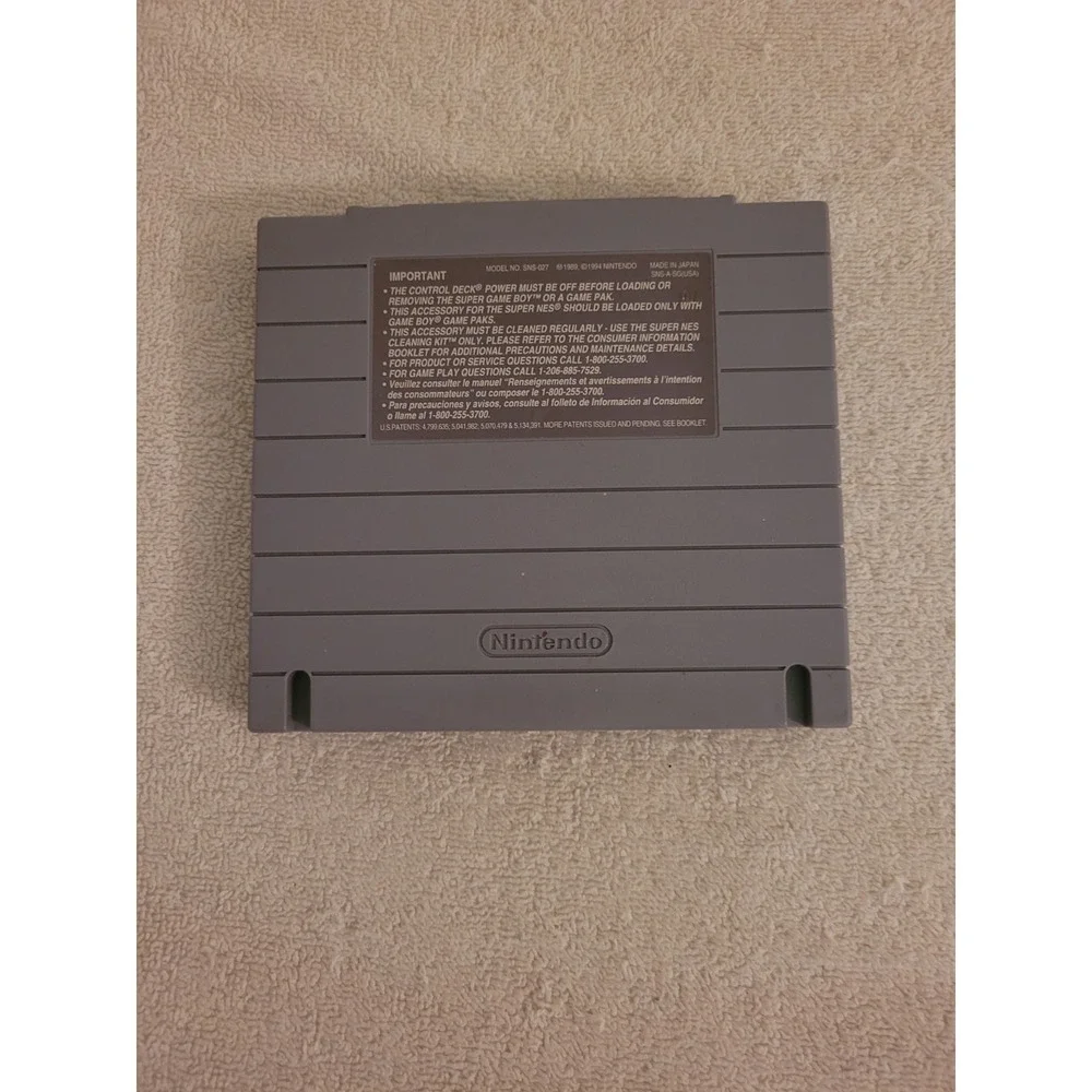 Super Game Boy Adapter SNES Cartridge